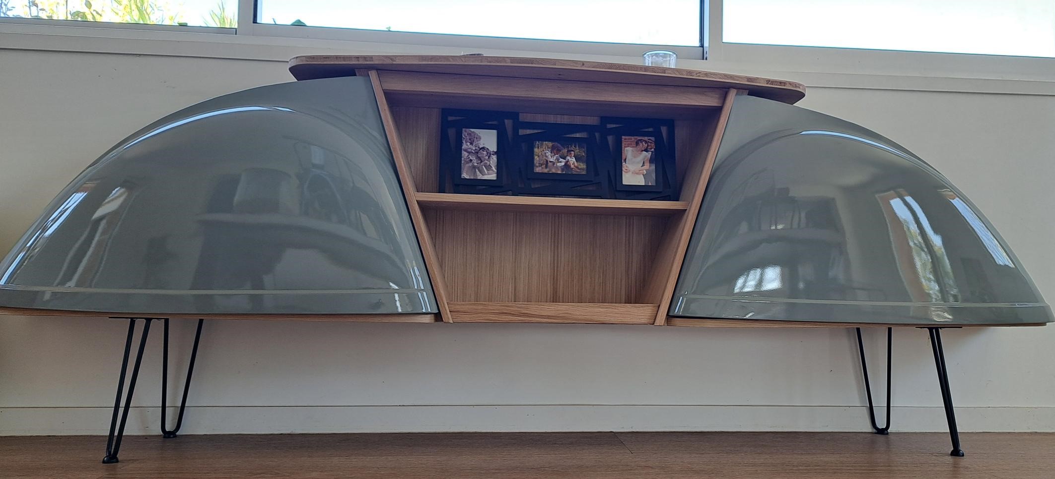 Meubles et objets avec matériaux recyclé 